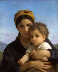 Jeune Fille et Enfant